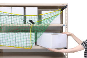 落下防止ネットロープ加工　取り出し時